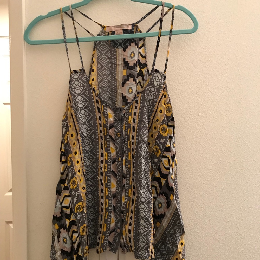 Flowy tribal pattern blouse